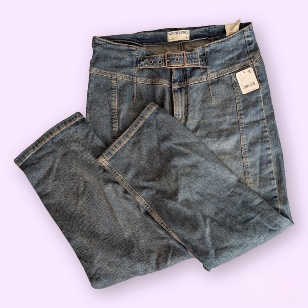 Free People CRVY Dream State Straight Jeans